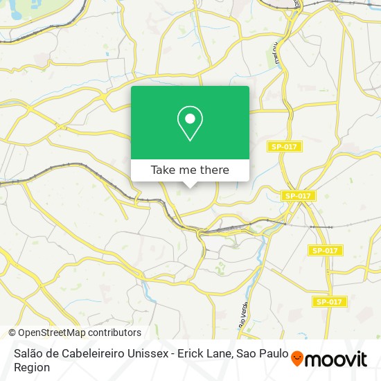 Salão de Cabeleireiro Unissex - Erick Lane map