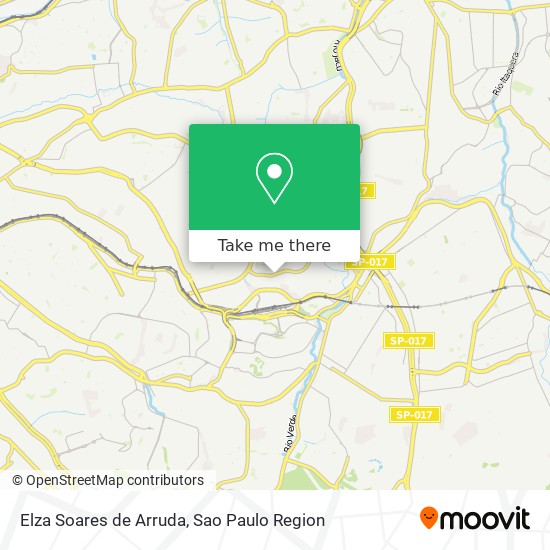 Mapa Elza Soares de Arruda