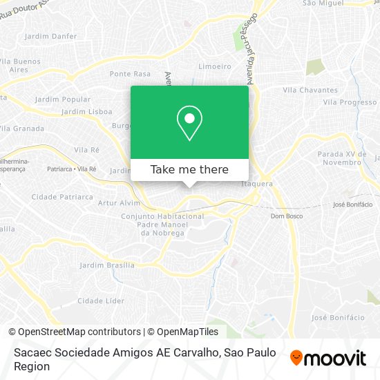 Sacaec Sociedade Amigos AE Carvalho map