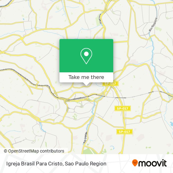 Igreja Brasil Para Cristo map