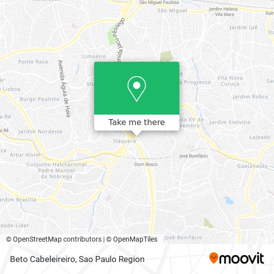 Beto Cabeleireiro map