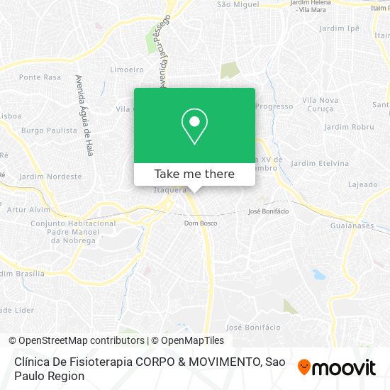 Clínica De Fisioterapia CORPO & MOVIMENTO map