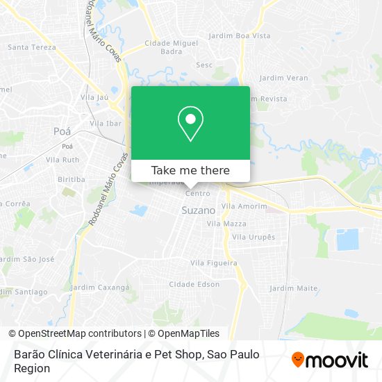 Mapa Barão Clínica Veterinária e Pet Shop