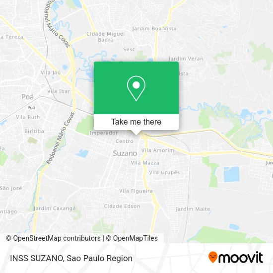 INSS SUZANO map