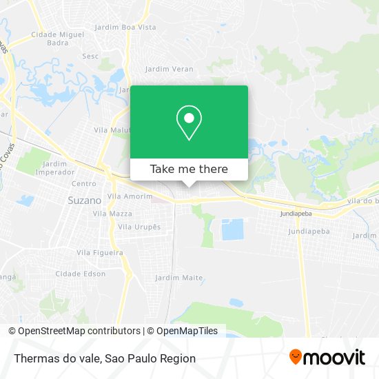 Thermas do vale map