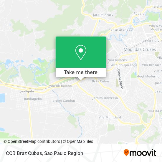 CCB Braz Cubas map