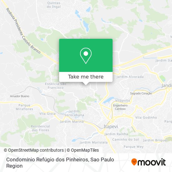 Condomínio Refúgio dos Pinheiros map