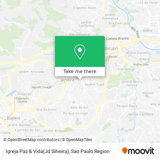 Igreja Paz & Vida(Jd Silveira) map