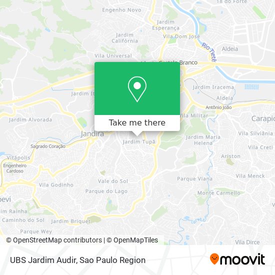 UBS Jardim Audir map