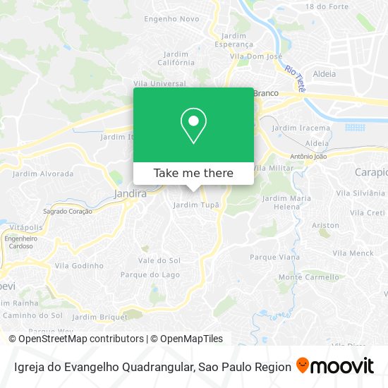 Igreja do Evangelho Quadrangular map