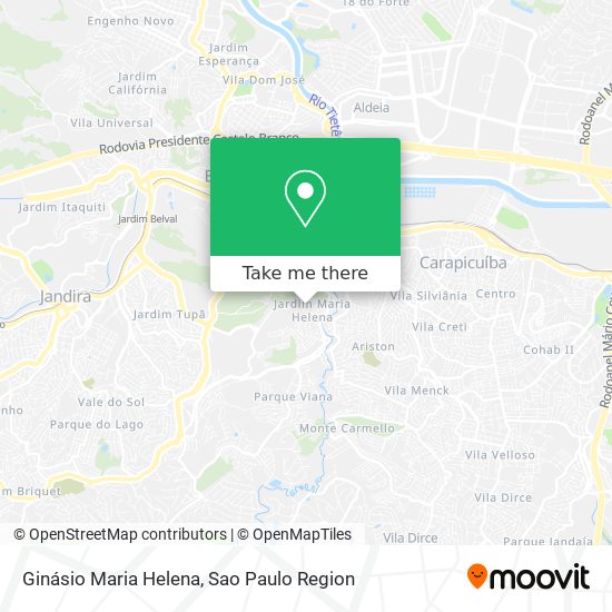 Ginásio Maria Helena map