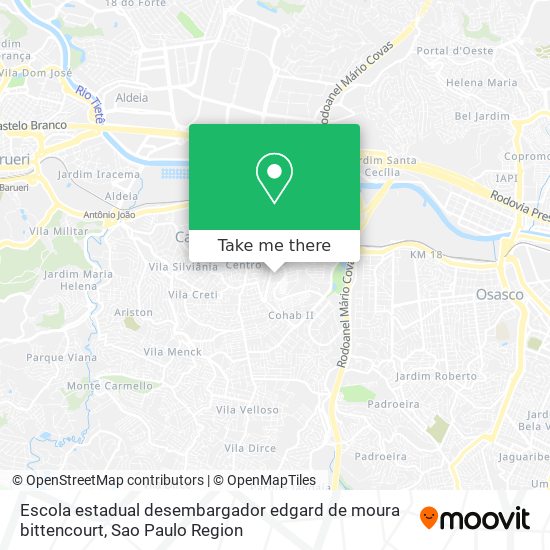 Escola estadual desembargador edgard de moura bittencourt map