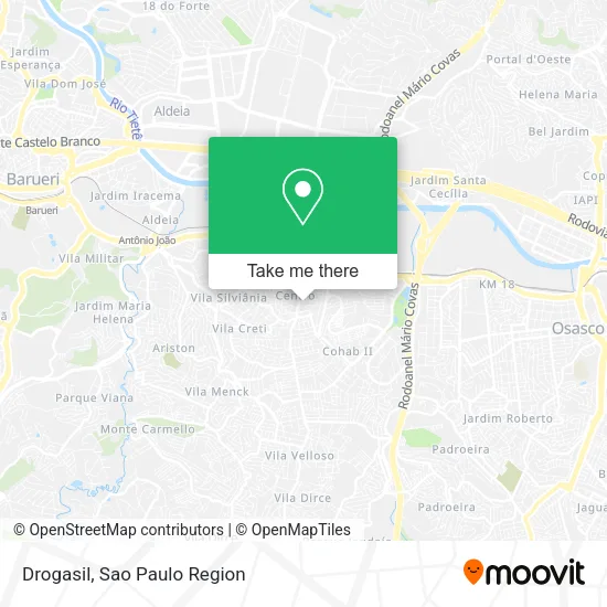 Drogasil map