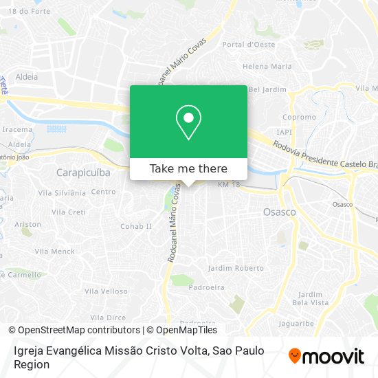 Igreja Evangélica Missão Cristo Volta map