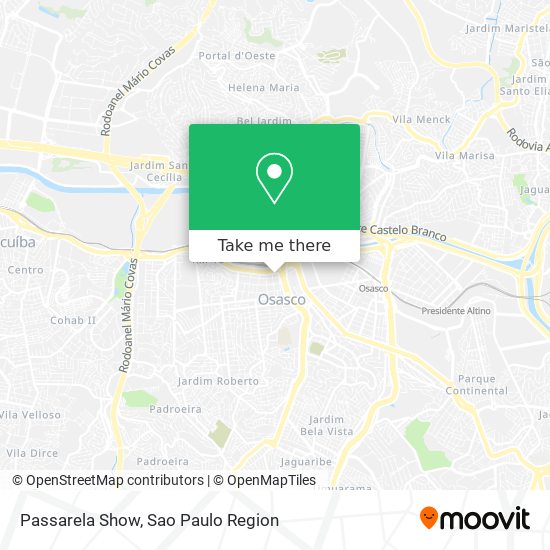 Passarela Show map