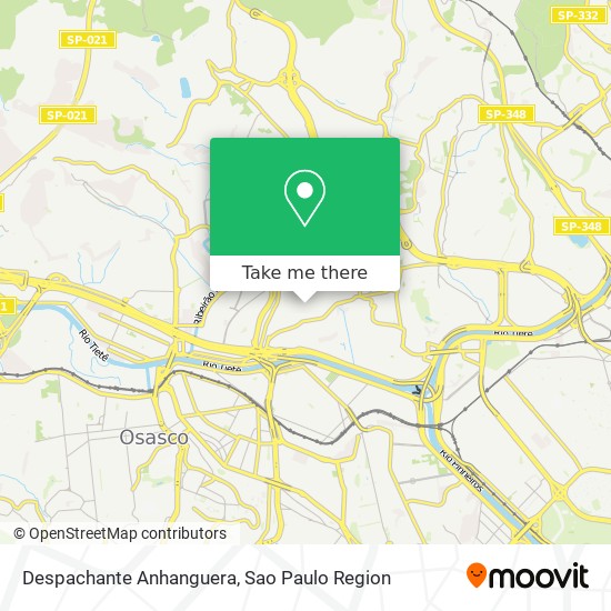 Despachante Anhanguera map