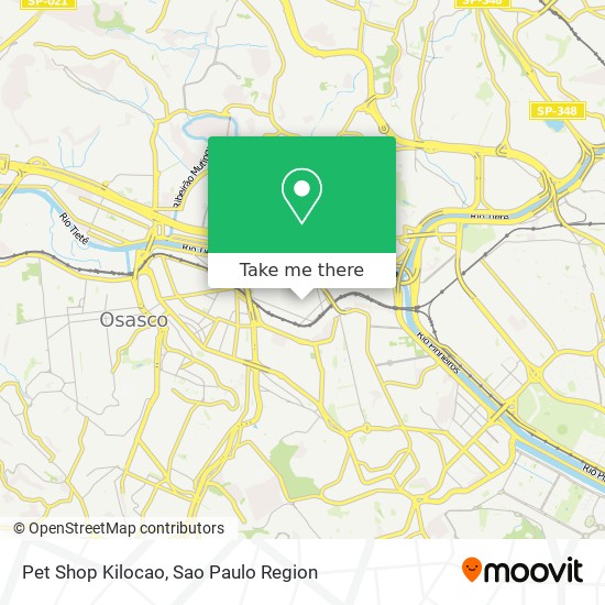 Mapa Pet Shop Kilocao