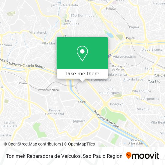 Tonimek Reparadora de Veículos map