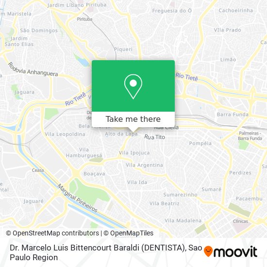 Dr. Marcelo Luis Bittencourt Baraldi (DENTISTA) map