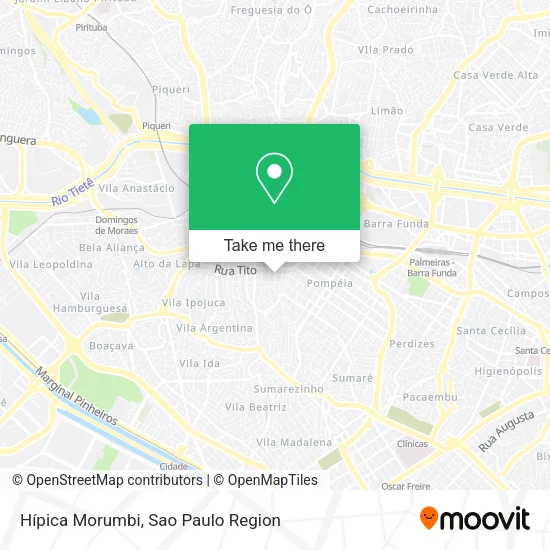 Hípica Morumbi map