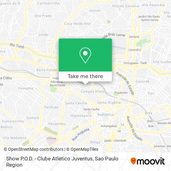 Show P.O.D. - Clube Atlético Juventus map