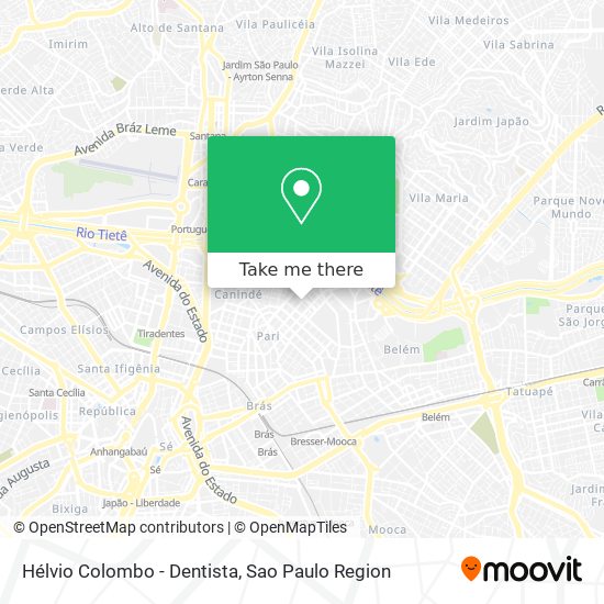 Hélvio Colombo - Dentista map