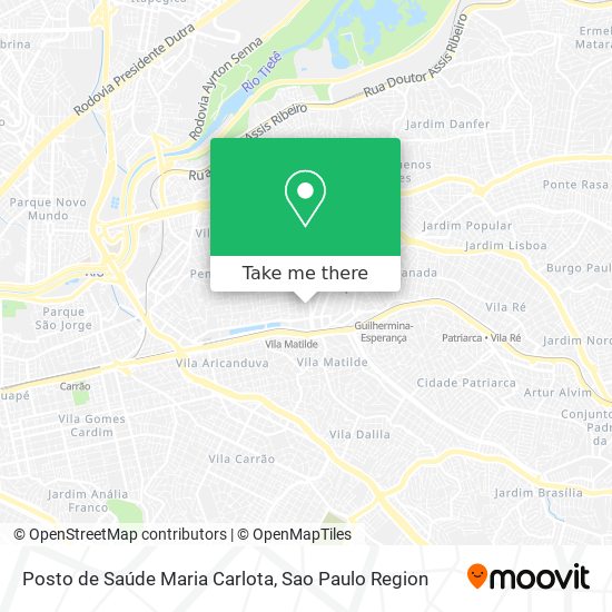 Posto de Saúde Maria Carlota map