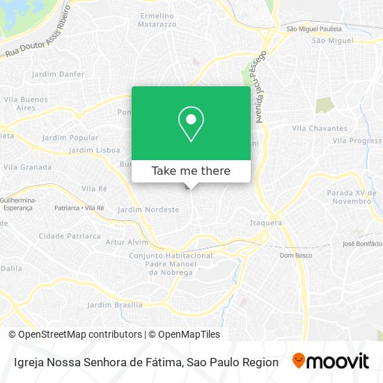 Igreja Nossa Senhora de Fátima map