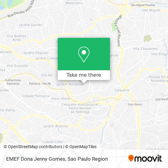 EMEF Dona Jenny Gomes map