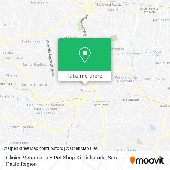 Clínica Veterinária E Pet Shop Ki-bicharada map