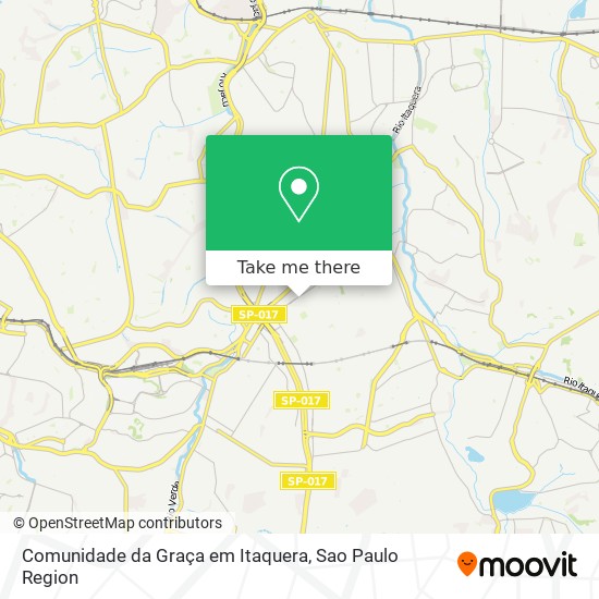 Comunidade da Graça em Itaquera map