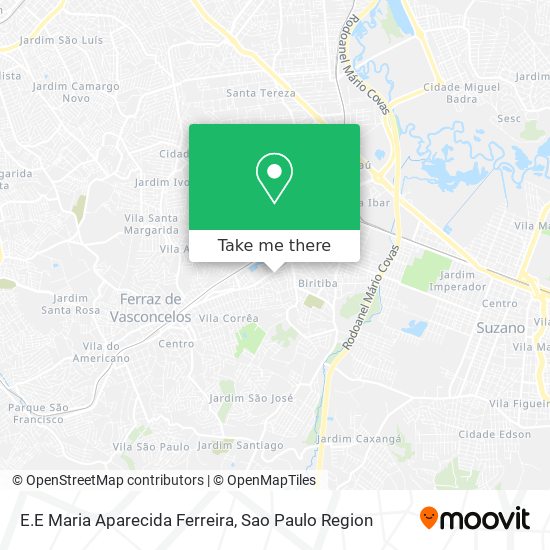 E.E Maria Aparecida Ferreira map