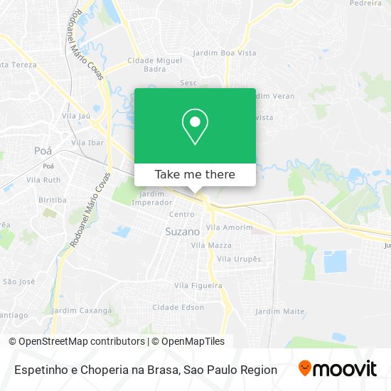 Espetinho e Choperia na Brasa map