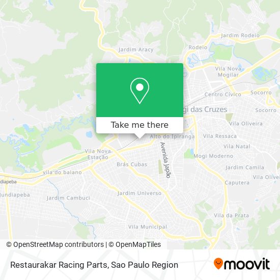 Restaurakar Racing Parts map