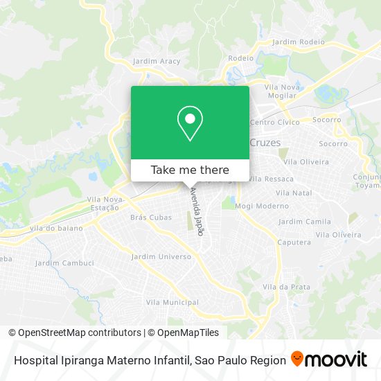 Hospital Ipiranga Materno Infantil map