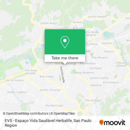 EVS - Espaço Vida Saudável Herbalife map