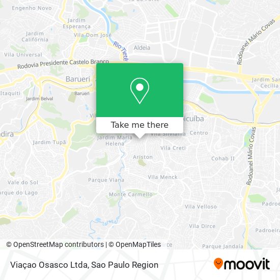 Viaçao Osasco Ltda map