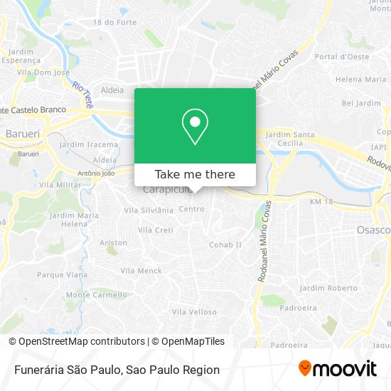Funerária São Paulo map