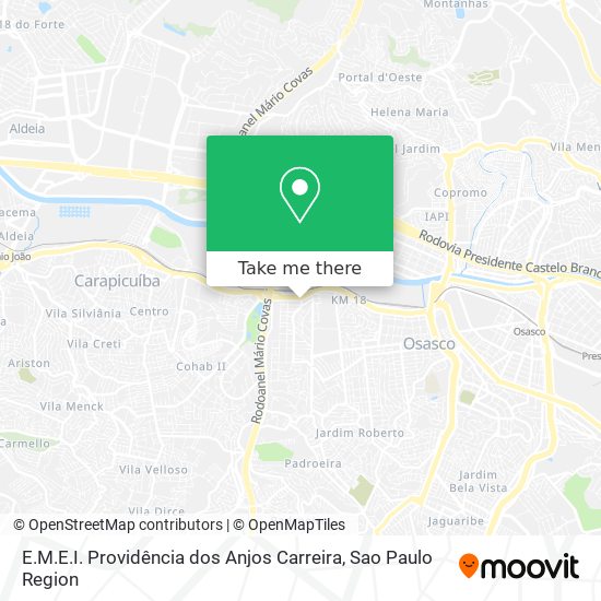 E.M.E.I. Providência dos Anjos Carreira map
