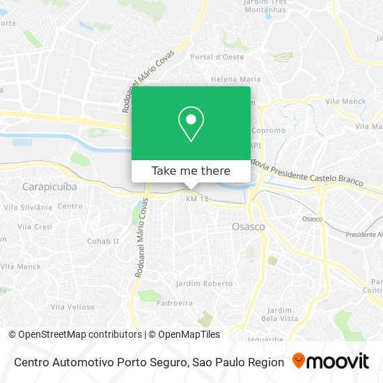 Centro Automotivo Porto Seguro map