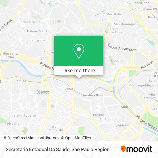 Secretaria Estadual Da Saude map