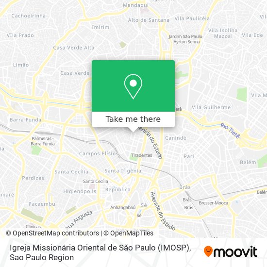 Igreja Missionária Oriental de São Paulo (IMOSP) map