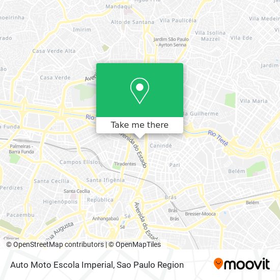 Auto Moto Escola Imperial map