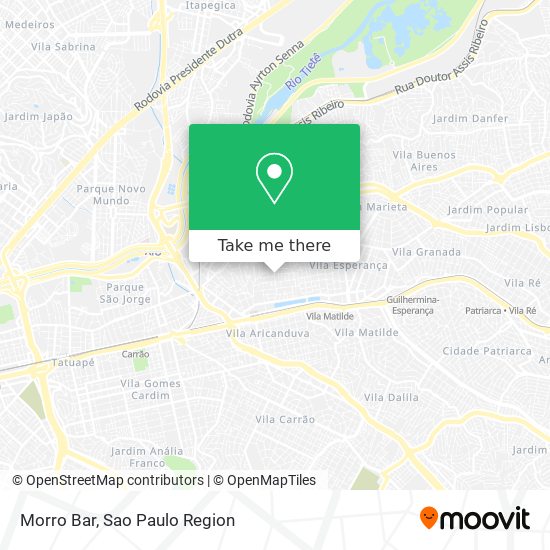 Morro Bar map