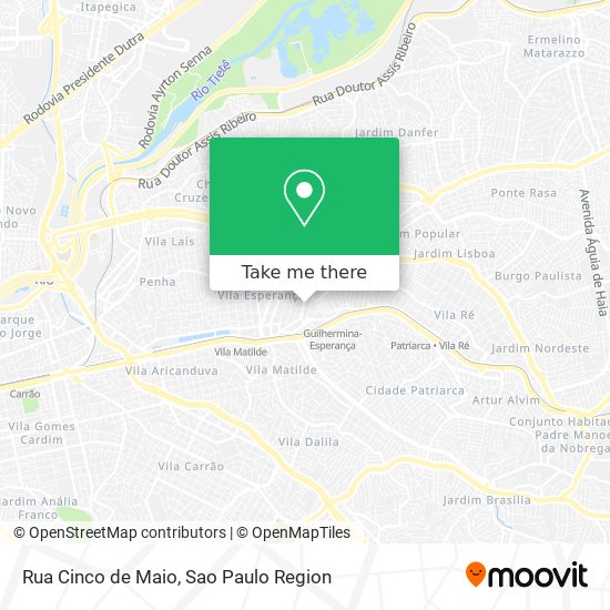 Rua Cinco de Maio map
