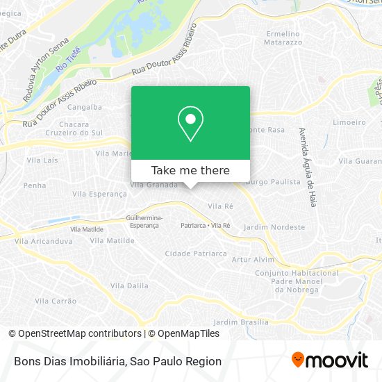 Mapa Bons Dias Imobiliária