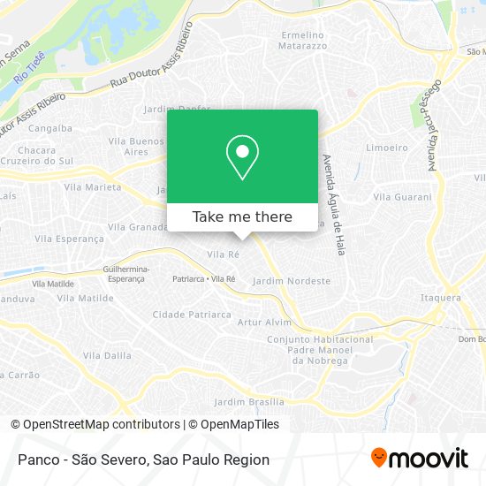 Panco - São Severo map