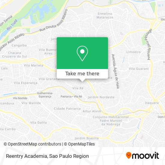 Reentry Academia map