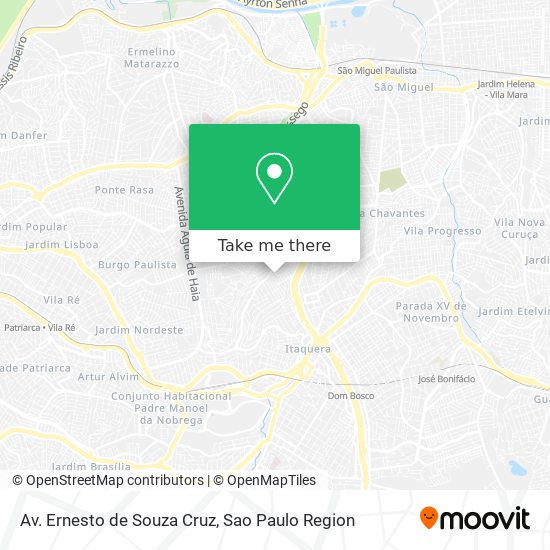 Av. Ernesto de Souza Cruz map