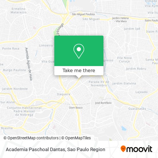 Mapa Academia Paschoal Dantas